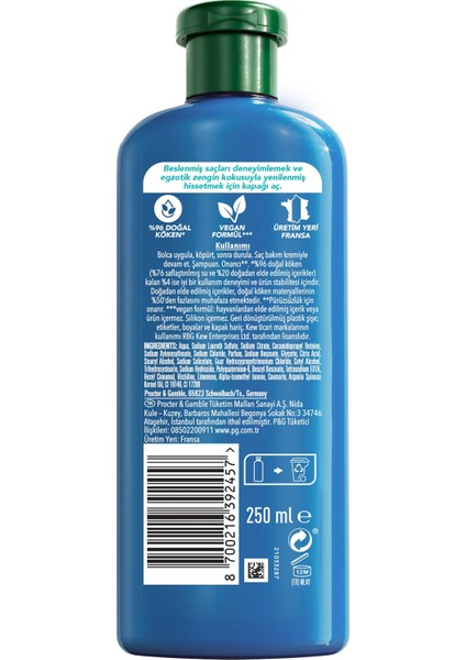 Herbal Essences  Onarıcı Argan Yağı Saç Bakım Şampuanı 250ml