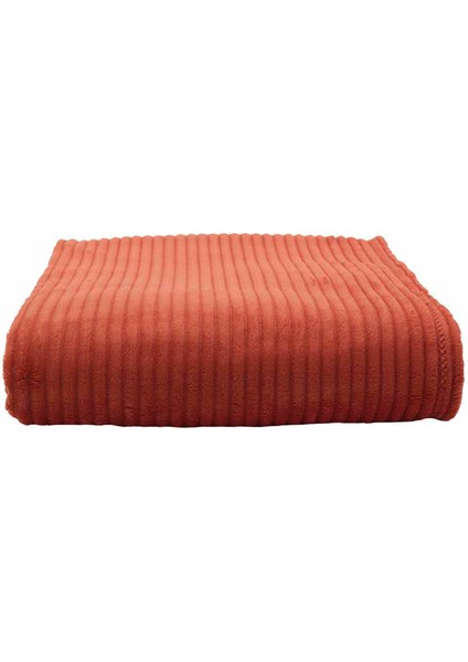 Joena Tek Kişilik Battaniye Terracotta