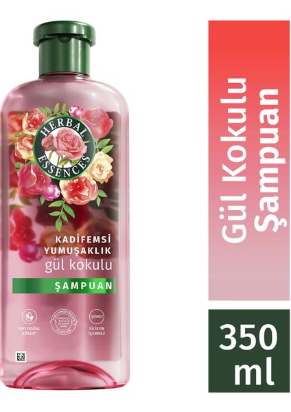 Herbal Essences Kadifemsi Yumuşaklık Gül Kokulu Şampuan 350ML