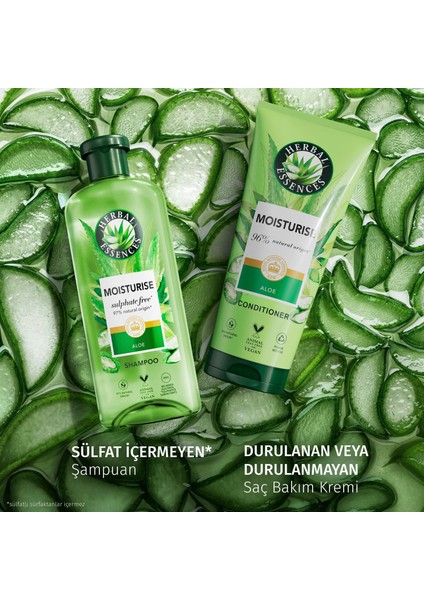 Herbal Essences Sülfatsız Yatıştırıcı Aloe İçeren Saç Bakım Kremi 250ml