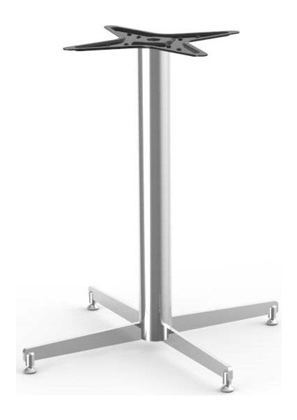 Tablalı Masa Ayağı 11.475 - Taban Çapı 46 cm Parlak Krom