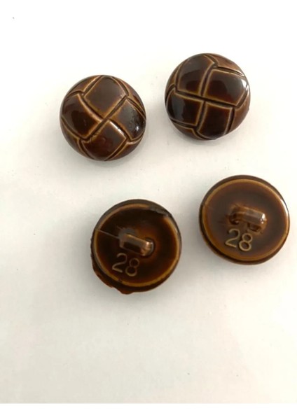 17,5 mm Deri Görünümlü Top Düğme(15 Adet) fiyatları