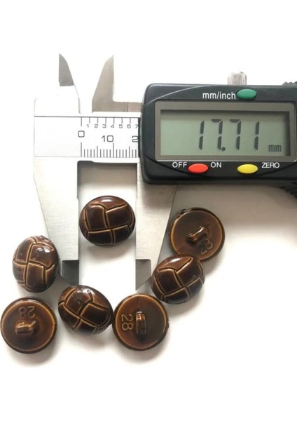 17,5 mm Deri Görünümlü Top Düğme(15 Adet) modelleri