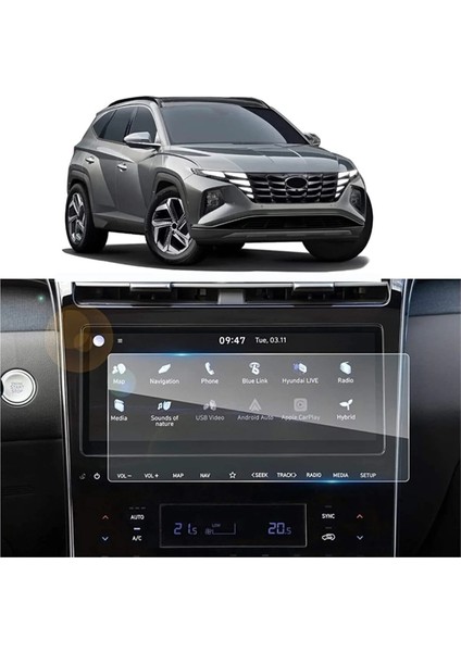 Hyundai Tucson 2021 10.25 Inç Multimedya Ekran Koruyucu Nano Film