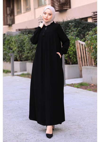 Robalı Cepli Ferace Siyah modelleri