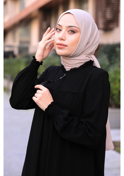 Robalı Cepli Ferace Siyah indirimleri