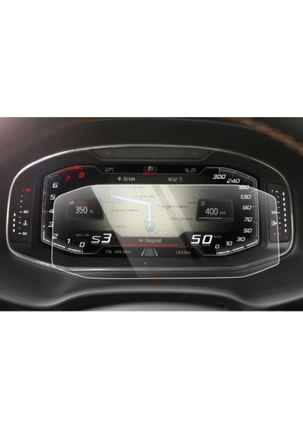 Seat Cupra Dijital Gösterge Ekran Koruyucu Paneli Koruyucu Nano Film