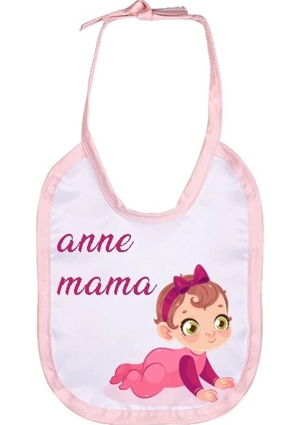 Çocuğunuza Özel Tasarlanabilen Pembe Bebek Önlüğü
