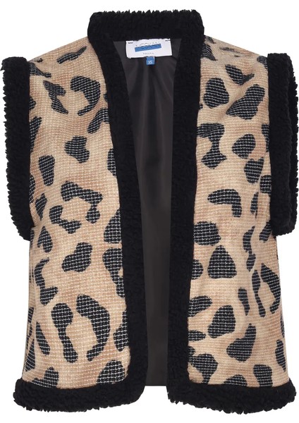 Teddy Detaylı Astarlı Yelek