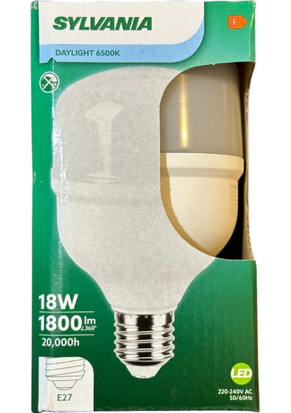 18W 6500K (Beyaz Işık) E27 Duylu Torch Ampul (8 Adet)