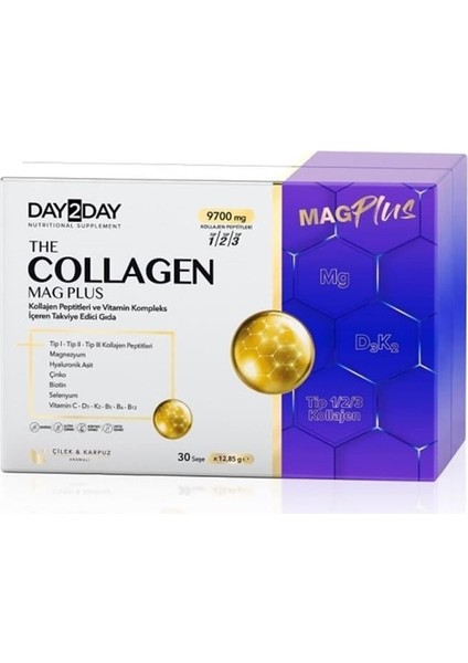 The Collagen Mag Plus Çilek Ve Karpuz Aromalı 30 Şase