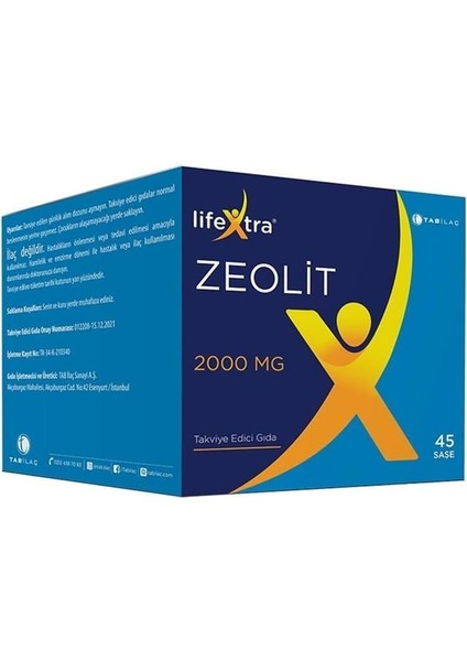 Zeolit 2000 Mg 45 Saşe