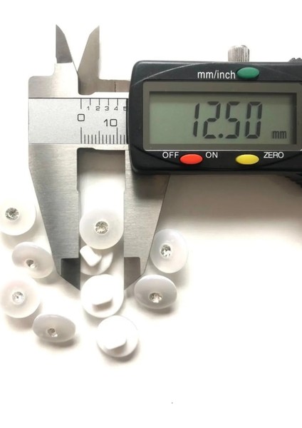 12,5 mm Ayaklı Özel Üretim Taşlı Düğme (20 Adet) modelleri