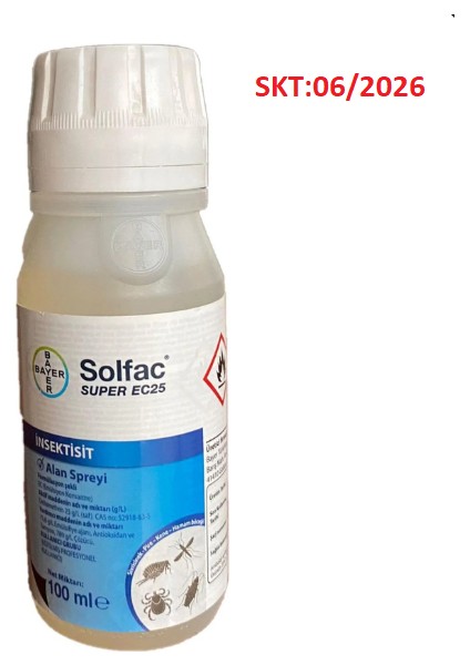 Solfac Super EC25 -100 ml - Sivrisinek Pire Kene Hamam Böceği