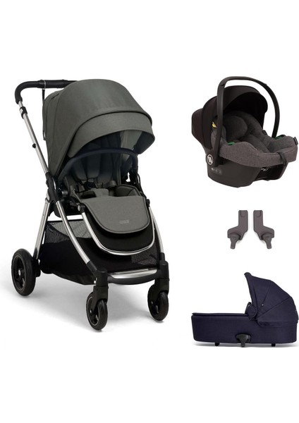 Mamas & Papas Mamas Papas Flip Xt 3 Portbebeli Travel Sistem Bebek Arabası Harbour Grey