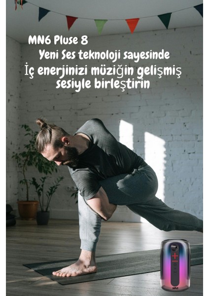 Pluse 8 Mikrofonlu Ses Bombası/Son Çıkan/yankısız Kablosuz Mikrofon/dekoratif Aydınlatma/led Işıklı Gece Lambası/2 Mikrofonlu Hoparlör