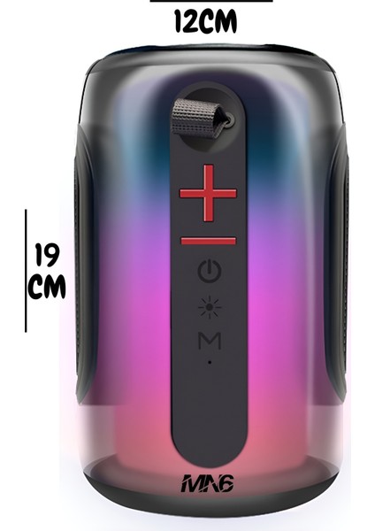 Pluse 8 Mikrofonlu Ses Bombası/Son Çıkan/yankısız Kablosuz Mikrofon/dekoratif Aydınlatma/led Işıklı Gece Lambası/2 Mikrofonlu Hoparlör