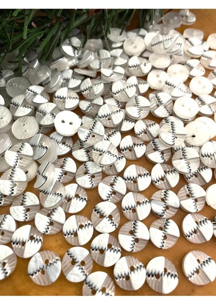 11 mm Özel Üretim Dikişli Düğme(20 Adet)