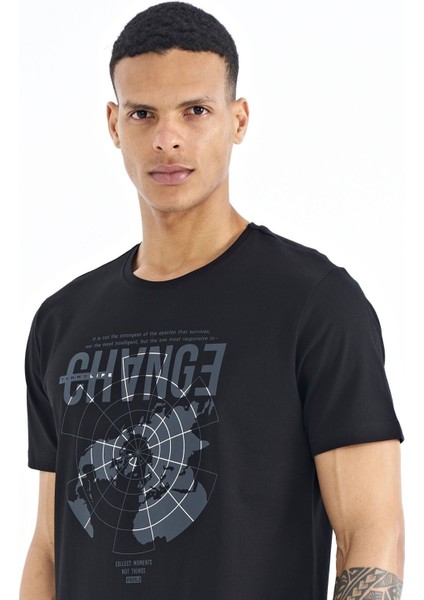 Erkek 0 Yaka T-Shirt 88214
