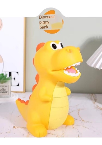 Dinozor Kumbara Büyük Kapasiteli Düşmeyi Önleyici Karikatür Kumbara (Yurt Dışından) fiyatları