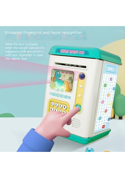 Çocuk Kumbarası Büyük Kapasiteli Şifre Parmak Izi Kumbaranın Kilidini Açar (Yurt Dışından) modelleri