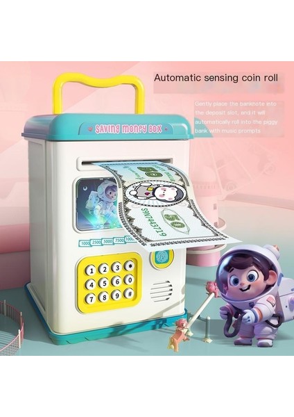 Çocuk Kumbarası Büyük Kapasiteli Şifre Parmak Izi Kumbaranın Kilidini Açar (Yurt Dışından) fırsatları