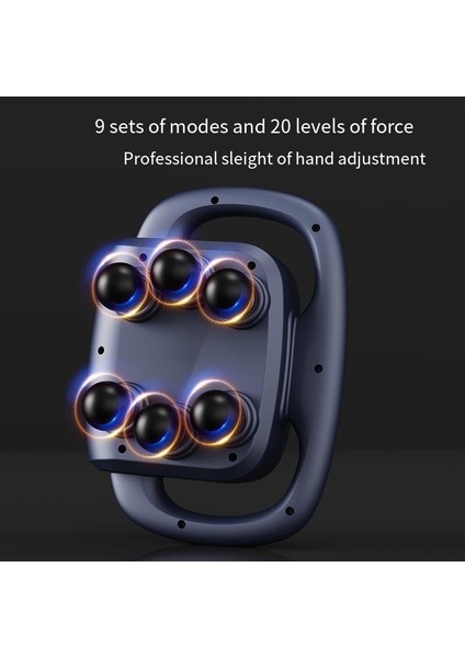 Altı Kafalı Fasya Tabancası Bel Derin Yüksek Frekanslı Tüm Vücut Masajı (Yurt Dışından) indirimleri