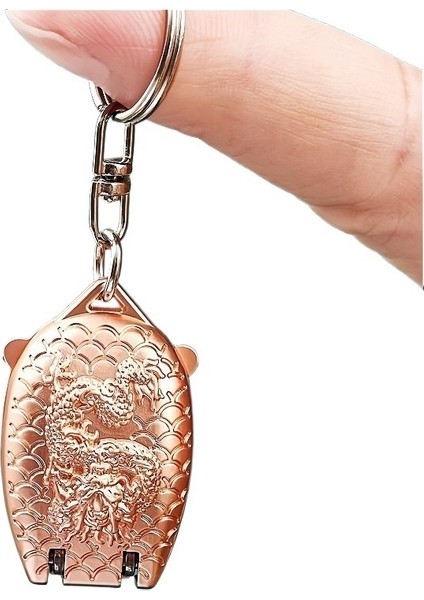 Tırnak Makası Taşınabilir Katlanır Tırnak Makası Tek Anahtarlık Mini Flip Tırnak Makası (Yurt Dışından)