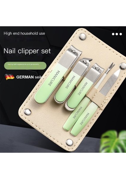 Tırnak Makası Seti 5 Parçalı Ev Manikür Aletleri Taşınabilir Set (Yurt Dışından) modelleri