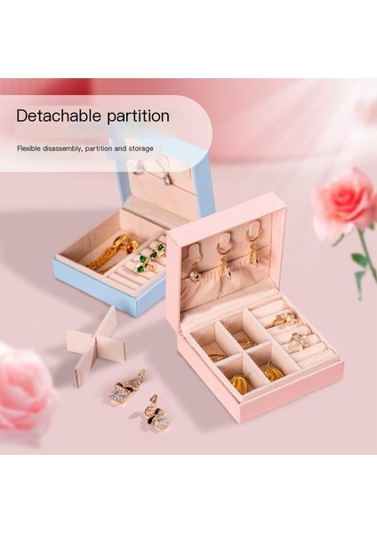 Kapaklı Plastik Kutu Elle Dekore Edilmiş Boncuk Takı Saklama Kutusu (Yurt Dışından) fiyatları