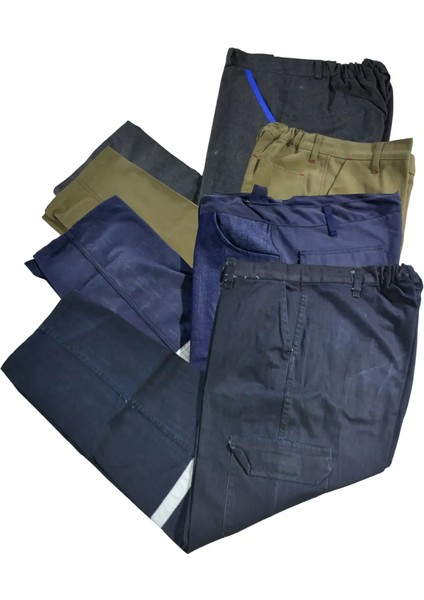 Sesam Grup Yazlık Cepli Gabardin İş Pantolonu Karışık