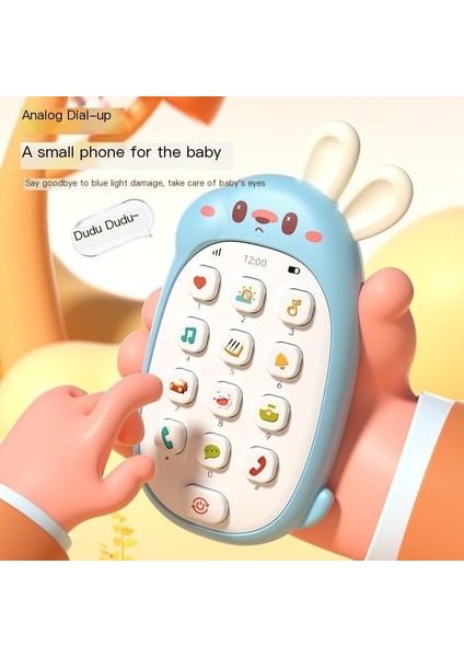 Bebek Oyuncak Cep Telefonu Bebek Eğitici Erken Eğitim Müzik Telefonu (Yurt Dışından)