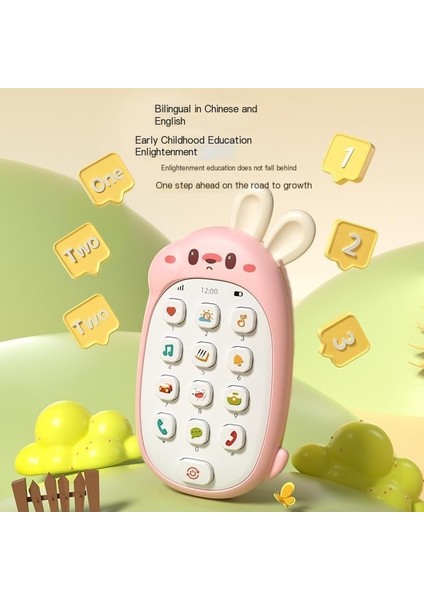 Bebek Oyuncak Cep Telefonu Bebek Eğitici Erken Eğitim Müzik Telefonu (Yurt Dışından)