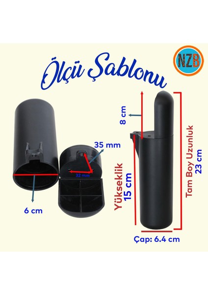 Mobilya Yükseltici Sehpa Kanepe Tv Ünitesi Koltuk Ayağı Baza Ayakları Mat Siyah 15 cm modelleri