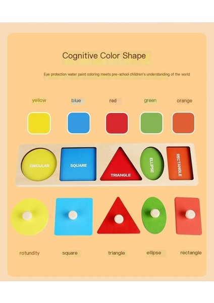 Grafik Paneli Ahşap Şekilli Karalama Tahtası Oyuncak Erken Eğitim Bulmaca (Yurt Dışından)