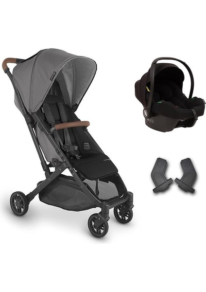 Uppababy Minu V2 Cosmo Travel Sistem Bebek Arabası Greyson - Black