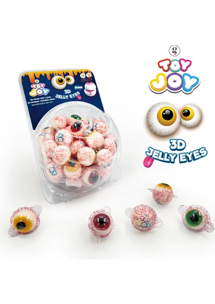 Toy Joy 25'Lİ Göz Şeklinde Jelibon JELLY EYES