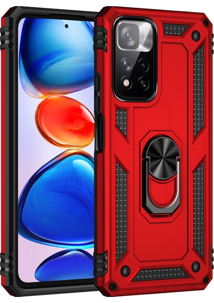 Xiaomi Redmi Note 11 Pro 5g Kılıf, [askeri Sınıf] 16FT. Düşme Testli Darbeye Dayanıklı Telefon Kılıfı Manyetik Ayaklı (Yurt Dışından)