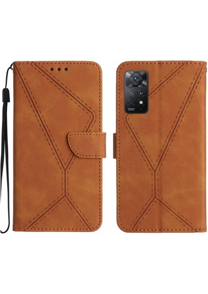 Xiaomi Redmi Için Not 11 Pro Telefon Kılıfı Yumuşak Pu Deri Kılıf Yüksek Kalite (Yurt Dışından)