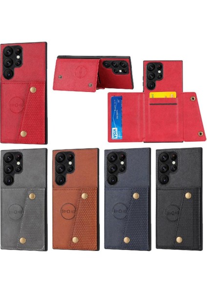 Samsung Galaxy S23 Ultra Darbeye Koruyucu Buit Için Cüzdan Kılıf (Yurt Dışından) modelleri