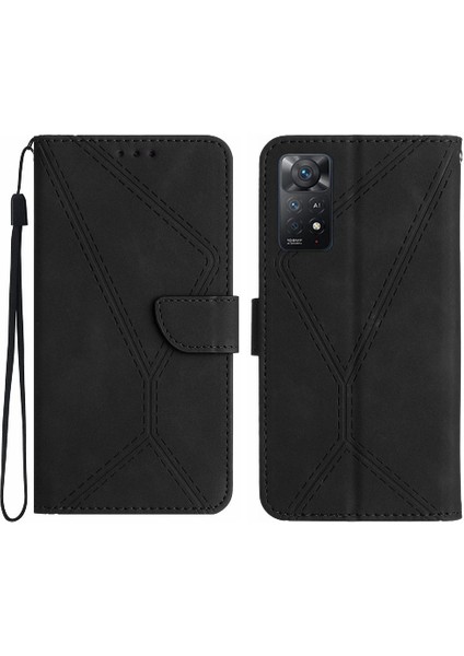 Xiaomi Redmi Için Not 11 Pro Telefon Kılıfı Yumuşak Pu Deri Kılıf Yüksek Kalite (Yurt Dışından)
