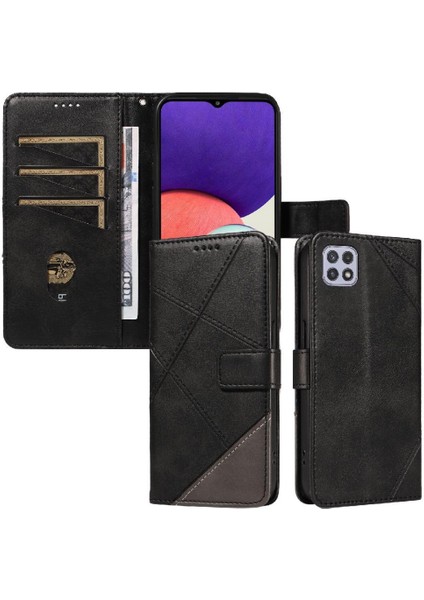 Samsung Galaxy A22 5G/A22S 5g ve Kart Yuvası Deri Telefon Için Flip Case (Yurt Dışından) fırsatları