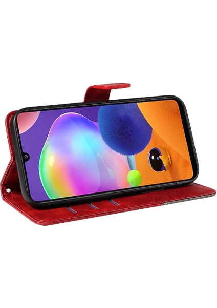 Samsung Galaxy A31 Yüksek Kaliteli Deri Telefon Koruma Için Flip Case ve (Yurt Dışından)