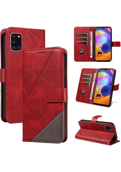 Samsung Galaxy A31 Yüksek Kaliteli Deri Telefon Koruma Için Flip Case ve (Yurt Dışından)