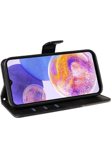 Mellow Shop Samsung Galaxy M23 5g Için Flip Case ve Telefon ile Kart Yuvası Yüksek Kaliteli (Yurt Dışından)