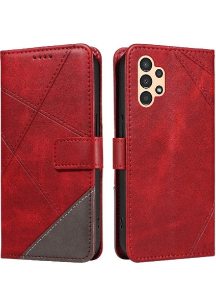 Elmas Dikiş ile Samsung Galaxy A13 4g ve Kart Yuvası Için Flip Case (Yurt Dışından)