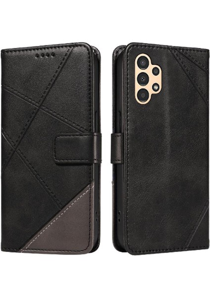 Elmas Dikiş ile Samsung Galaxy A13 4g ve Kart Yuvası Için Flip Case (Yurt Dışından)