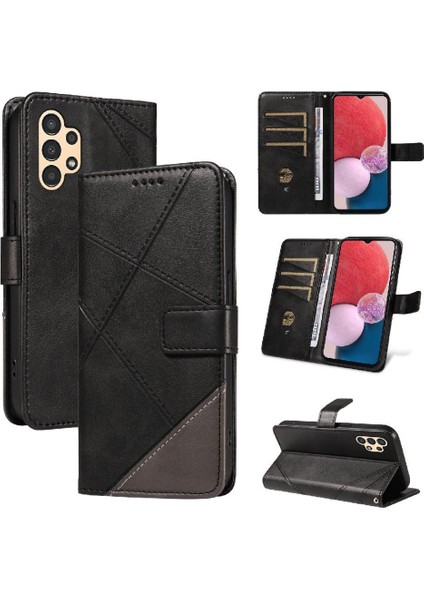 Elmas Dikiş ile Samsung Galaxy A13 4g ve Kart Yuvası Için Flip Case (Yurt Dışından) modelleri