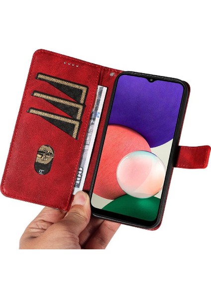 Samsung Galaxy A22 5G/A22S 5g ve Kart Yuvası Deri Telefon Için Flip Case (Yurt Dışından) indirimleri
