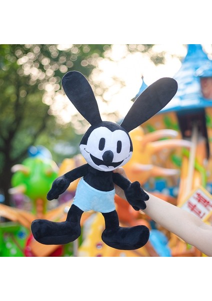 Ins Internet Ünlü Oswald Şanslı Tavşan Bebek Mickey Mouse Peluş Oyuncak (Yurt Dışından)